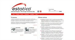 Desktop Screenshot of estatica-metrologia.com.br